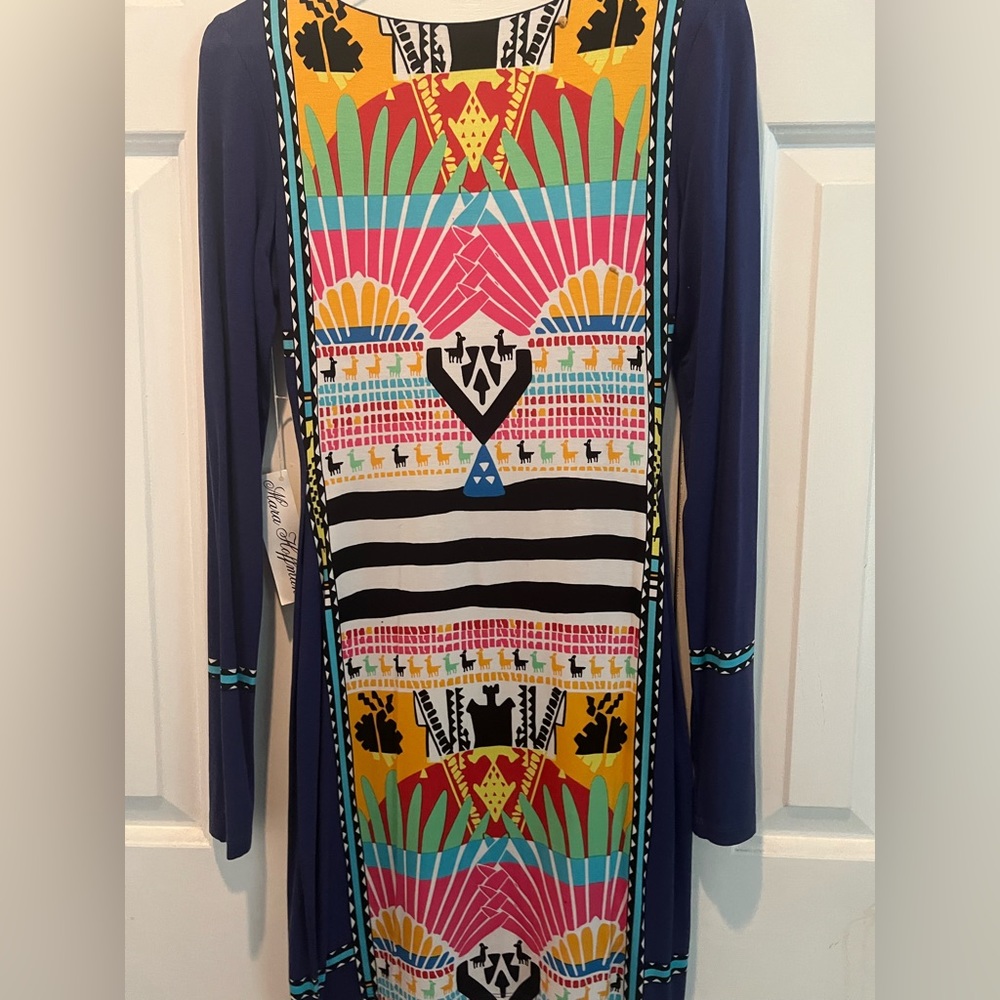 Brand New Mara Hoffman Sunrise Print Dress